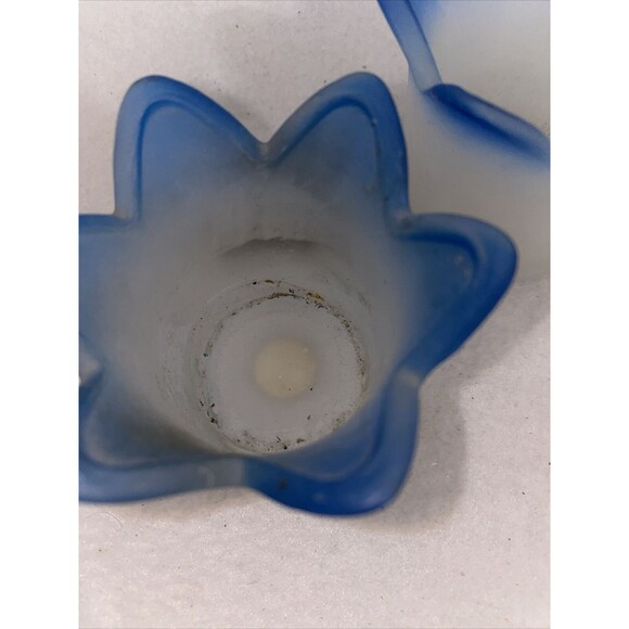 Party Lite Jewel Tulip Candle Holders Tealight Retired Frosted 5 Set spring - Picture 6 of 7